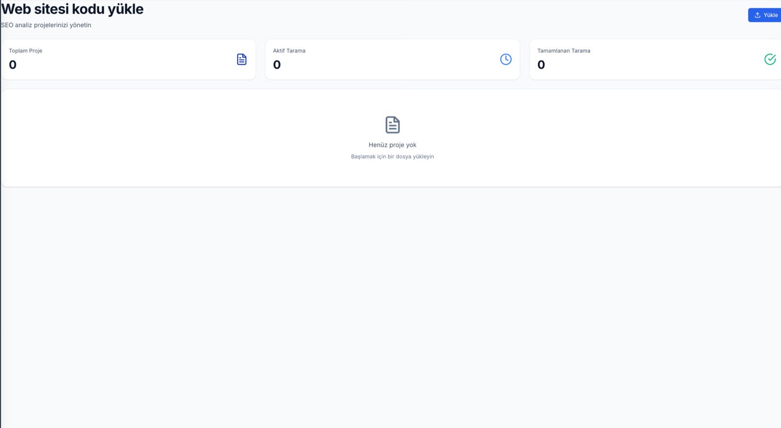 E ticaret sayfaları için kod üzerinden SEO analiz ekranı